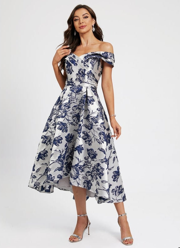 Robe Trapèze Finesse Florale - gallery 2