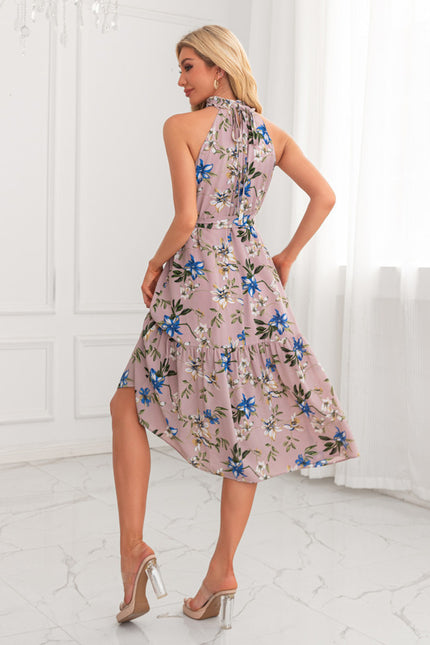 Robe Trapèze Midi Imprimée - gallery 2