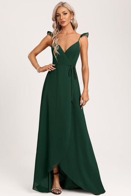 Robe Trapèze Aérienne Vert Pâle