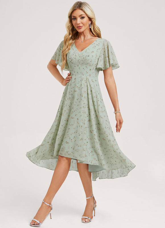 Robe Trapèze Fluide Asymétrique - gallery 3