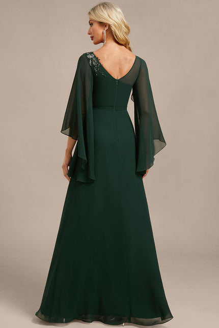 Robe Trapeze Col Bateau - gallery 6