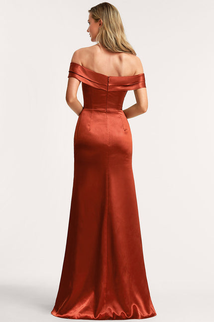Robe Trapeze Epaule Dénudée - gallery 4