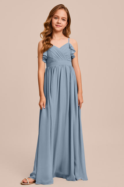 Robe Trapèze Vert Doux Éclat - gallery 4