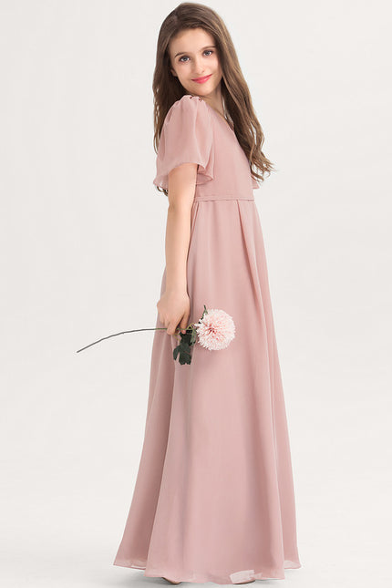 Robe Trapèze Vert Doux Éclat - gallery 2