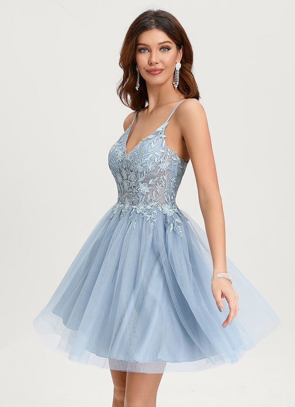 Robe Trapèze Tulle Noire - gallery 2