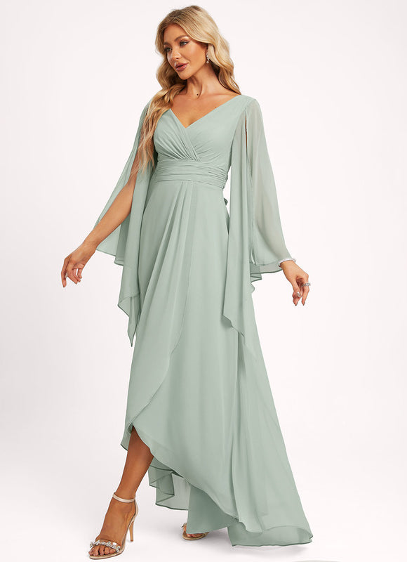 Robe Trapèze Fluide Asymétrique - gallery 6