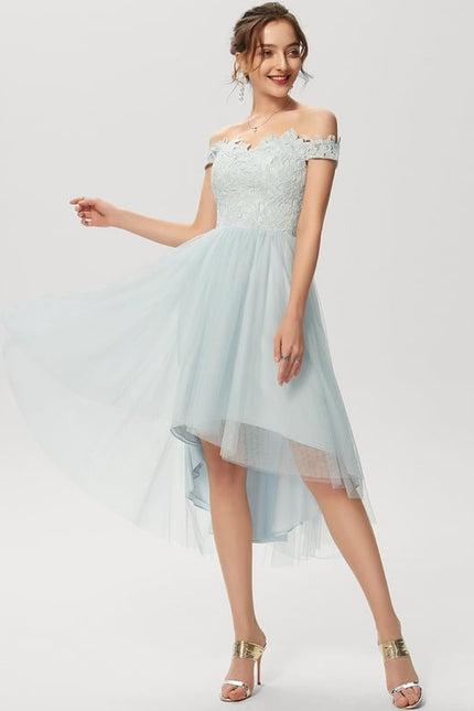 Robe Trapèze Tulle Aérien - gallery 2
