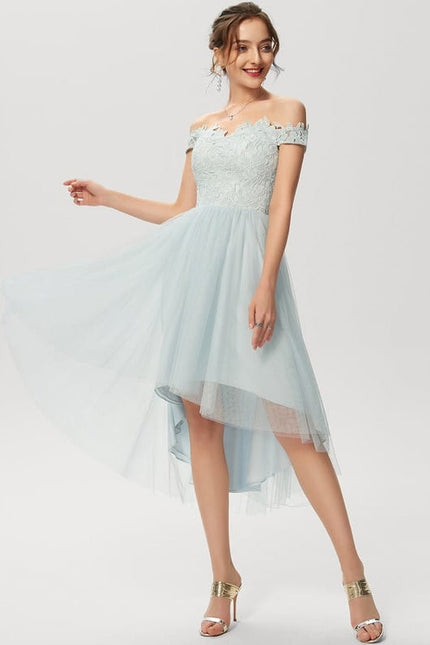 Robe Trapèze Tulle Aérien - gallery 2