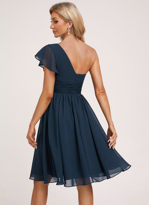 Robe Trapèze Chic Asymétrique - gallery 3