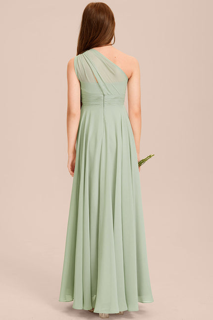 Robe Trapèze Verte Évanescente - gallery 3