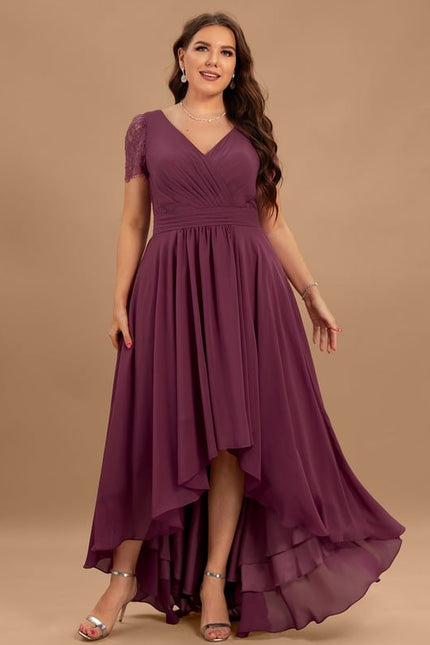 Robe Trapèze Dentelle Aérienne - gallery 9