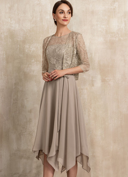 Robe Trapèze Mi-Longue Cérémonie