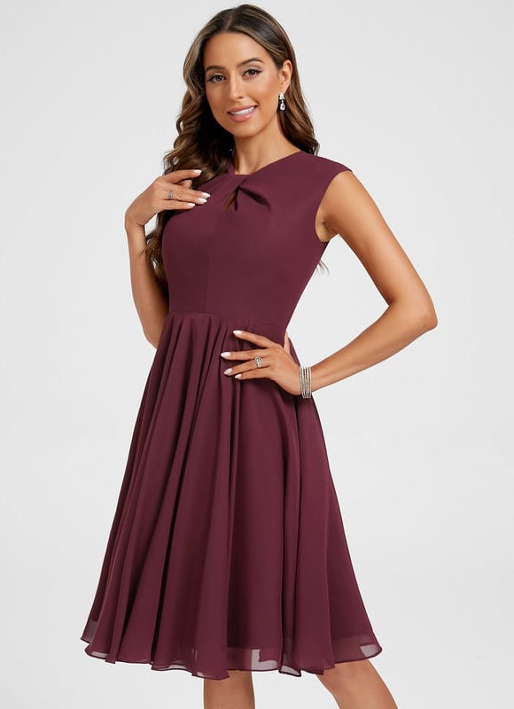 Robe Trapèze Émeraude Volante - gallery 1
