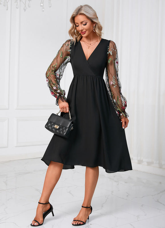 Robe Trapeze Fleurie - gallery 2