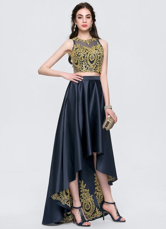 Robe Trapèze Satin Étoile Mystique - gallery 2
