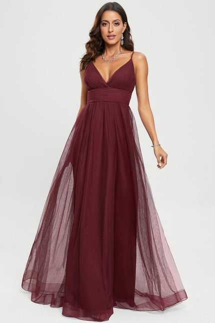 Robe Trapèze Tulle Azur Éthéré - gallery 7