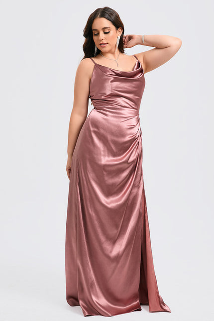 Robe Trapèze Satin Précieux - gallery 8