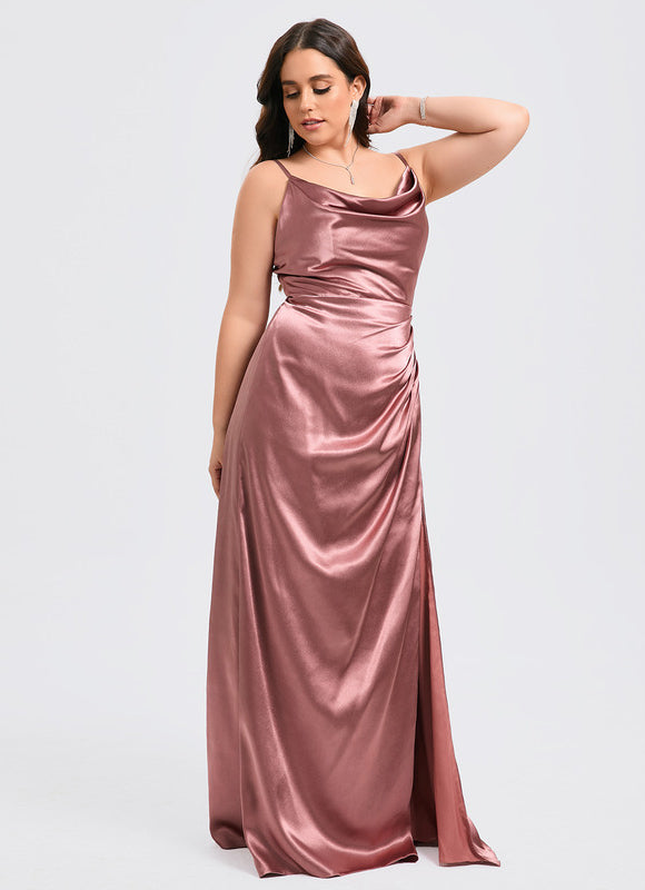 Robe Trapèze Satin Précieux - gallery 8