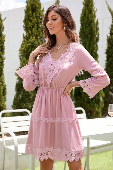 Robe Trapèze Fuchsia Chic - gallery 1