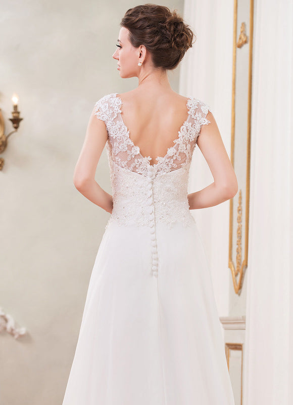 Robe Trapèze Éthérée Perles - gallery 3