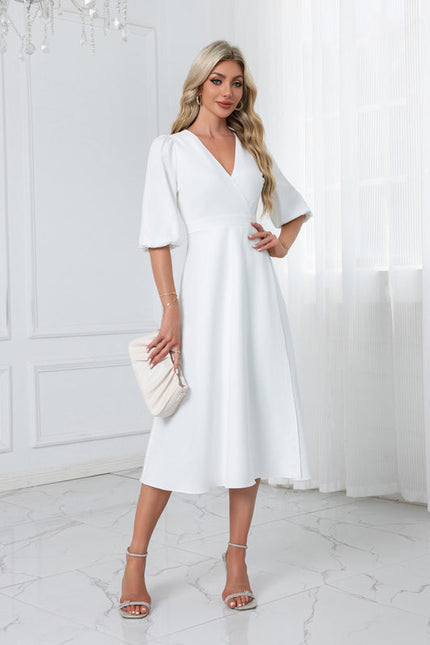 Robe Trapèze Midi Épure