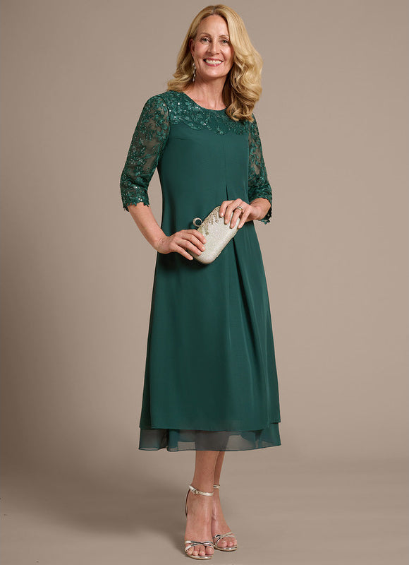 Robe Trapèze Éclat De Velours - gallery 5