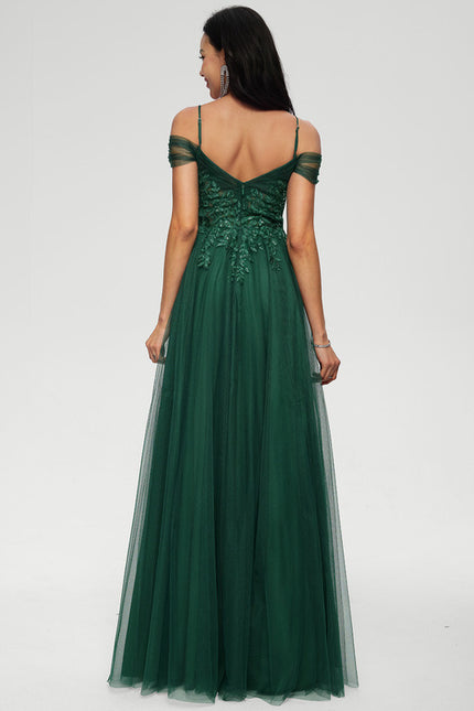 Robe Trapèze Émeraude Envoûtante - gallery 2