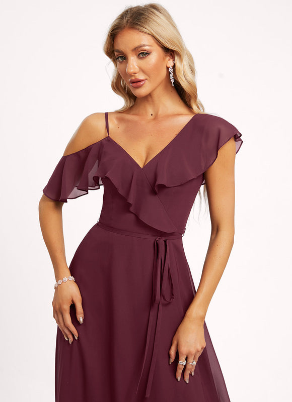 Robe Trapèze Cascade Élégante - gallery 3