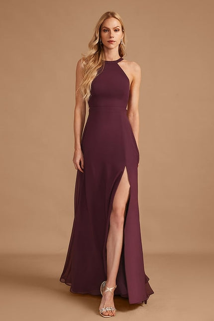 Robe Trapèze Vert Émeraude Longue Rayée - gallery 1
