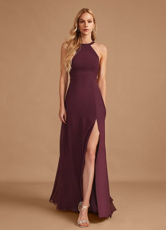 Robe Trapèze Vert Émeraude Longue Rayée - gallery 1