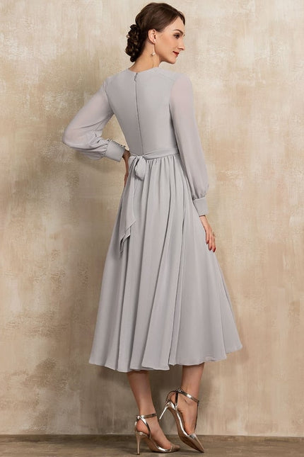 Robe Trapèze Éclat Nuageux - gallery 4
