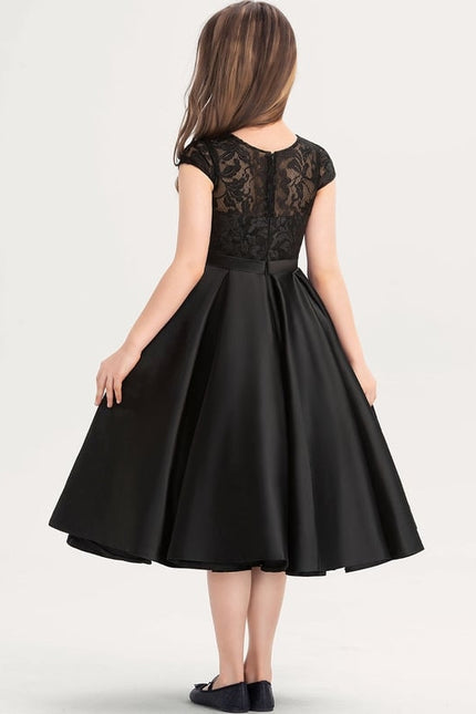 Robe Trapèze Noir Étoile Sereine - gallery 3