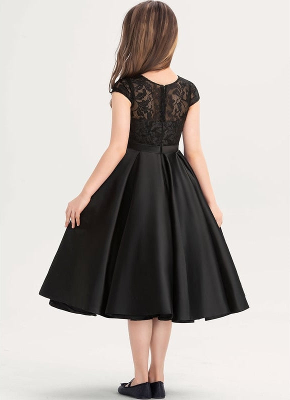 Robe Trapèze Noir Étoile Sereine - gallery 3