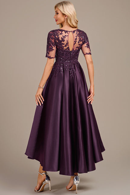 Robe Trapèze Violette Chic - gallery 5
