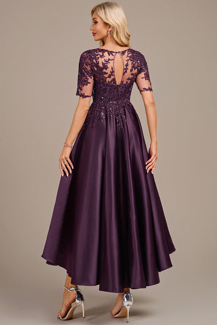 Robe Trapèze Violette Chic - gallery 5