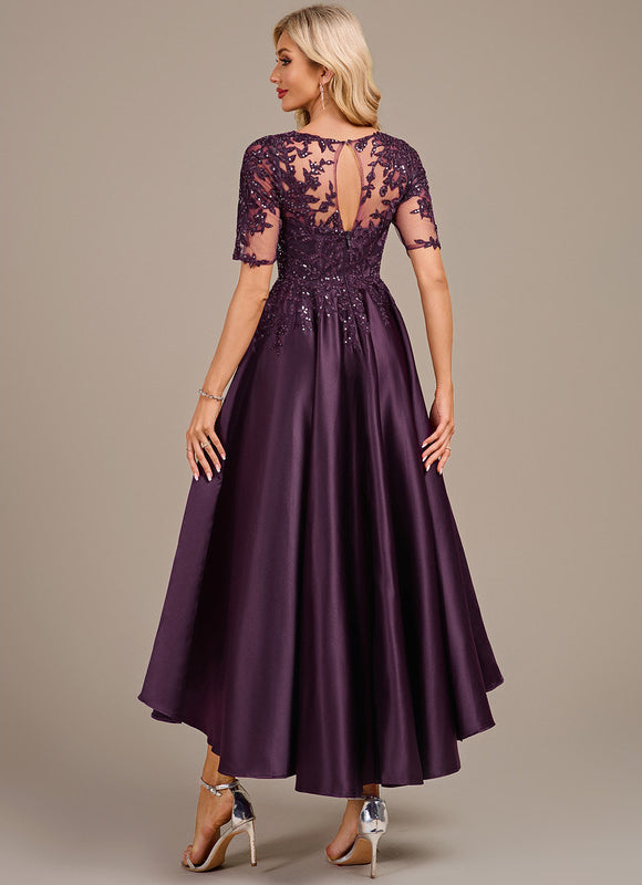 Robe Trapèze Violette Chic - gallery 5