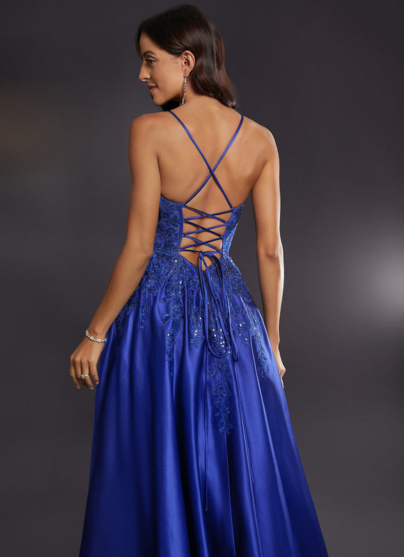 Robe Trapèze Satinée Éblouissante - gallery 5