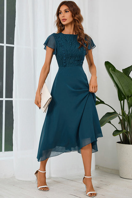 Robe Trapeze Rose Poudré - gallery 4