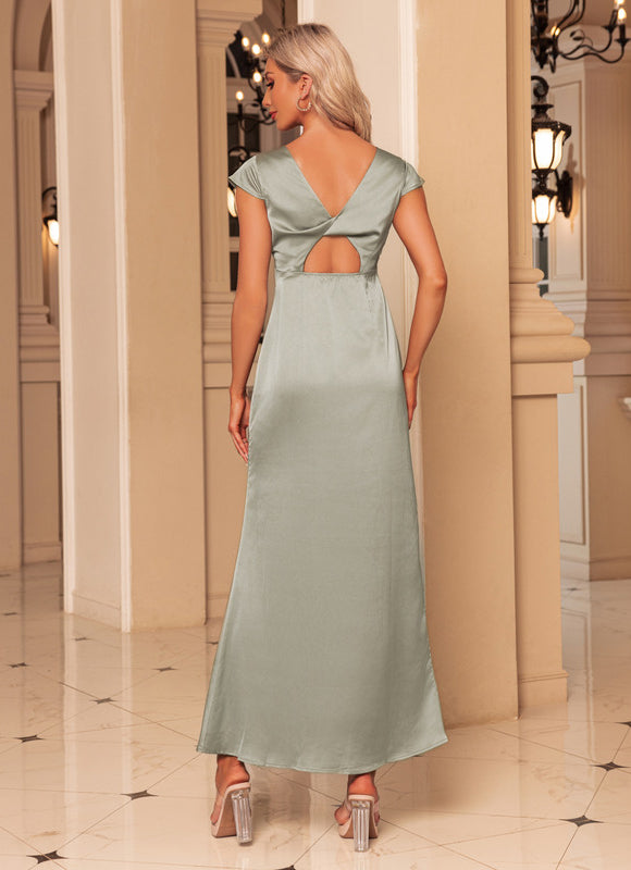 Robe Trapèze Satin Élégance - gallery 5