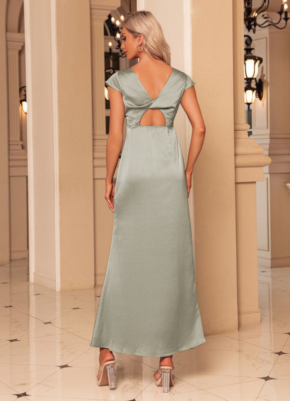 Robe Trapèze Satin Élégance - gallery 5
