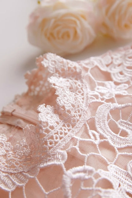 Robe Trapèze Rose Pastel - gallery 5