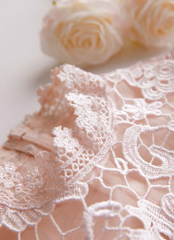 Robe Trapèze Rose Pastel - gallery 5