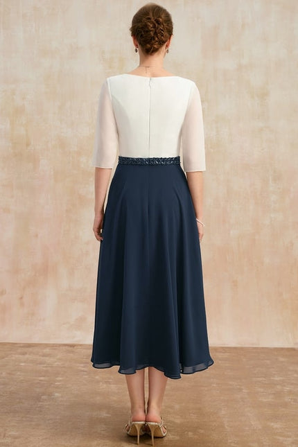Robe Trapèze Éclat De Vague - gallery 5