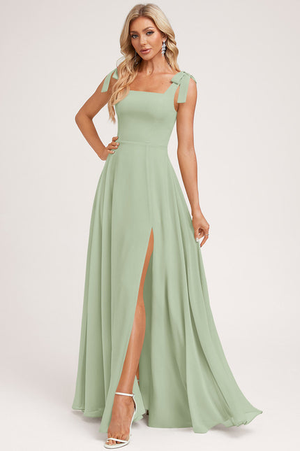 Robe Trapèze Élégance Verte