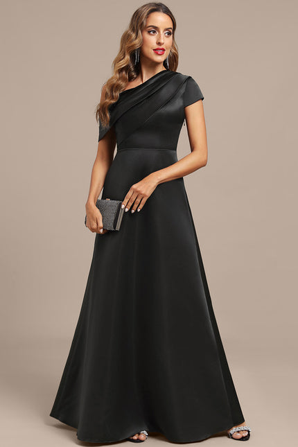Robe Trapèze Satinée Élégante - gallery 2