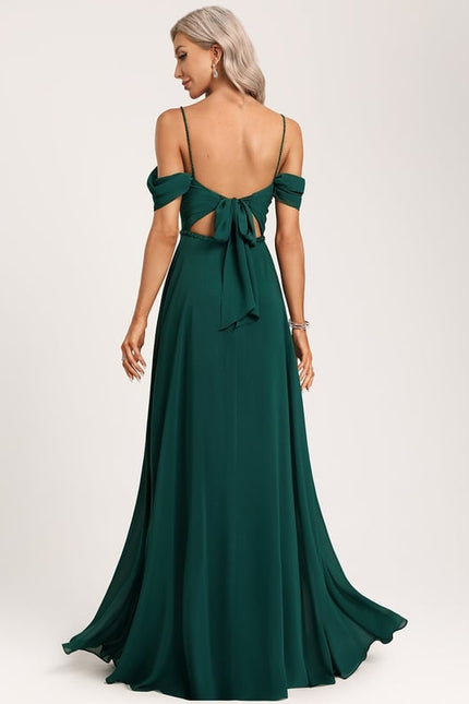 Robe Trapèze Évasion Émeraude - gallery 1