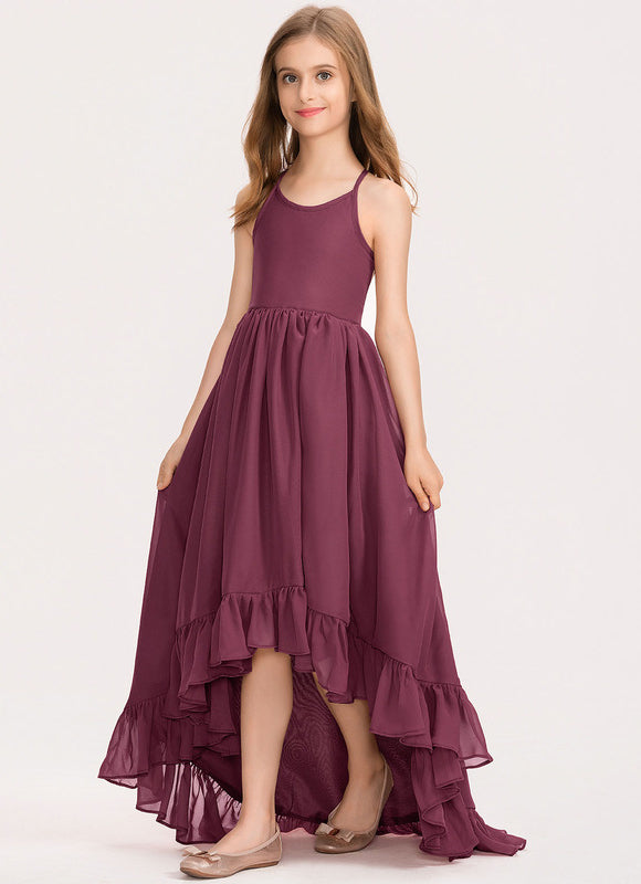 Robe Trapèze Violet Douceur Flottante - gallery 5