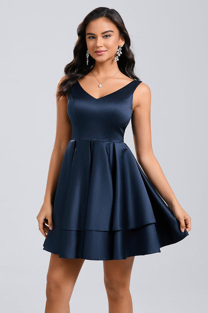 Robe Trapèze Nuit Satinée - gallery 6