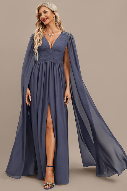 Robe Trapèze Nuit Céleste Satinée - gallery 3