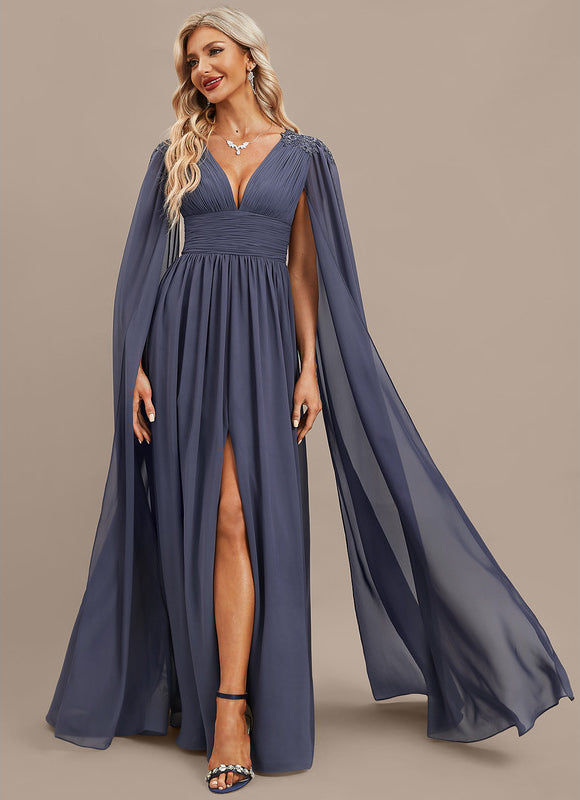 Robe Trapèze Nuit Céleste Satinée - gallery 3